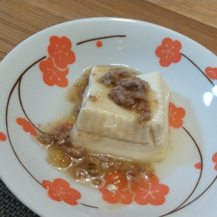 あんかけそぼろ豆腐